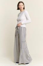 Load image into Gallery viewer, Lake Breeze Stripe Wide Leg Pants