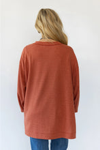 Load image into Gallery viewer, This oversized tunic top offers a relaxed, flattering drape that enhances your silhouette with understated elegance. Its simple, stylish design makes it a versatile wardrobe essential, perfect for dressing up or down with ease. Crafted for comfort and eff