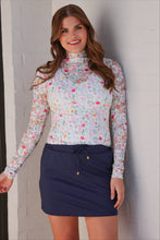 Load image into Gallery viewer, Kylie Lace Top- Spring Happy Blooms