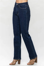 Load image into Gallery viewer, It's Time to Relax with these Judy Blue High Rise Tummy Control Classic Straight Jean features a premium stretch denim that offers superior fit and mobility.