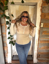 Load image into Gallery viewer, Rosie Lace Henley Top
