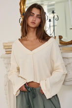 Load image into Gallery viewer, DRIFT AWAY TIE BACK SWEATER
