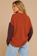 Load image into Gallery viewer, Fall in Love Color Block Top
