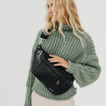 Load image into Gallery viewer, Stay chic and organized with our Marley Metallic Oversized Bum Bag. Available in 3 trendy colors, this oversized bum bag features exterior and interior pockets for all your necessities. Perfect for a stylish on-the-go look, without sacrificing functionali
