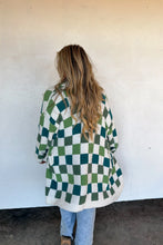 Load image into Gallery viewer, St. Patty's Checker Cloud Cardigan
