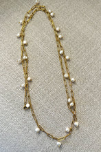 Load image into Gallery viewer, Long Pearl Bead Necklace
