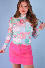 Load image into Gallery viewer, Kylie Lace Top- Heirloom Patchwork
