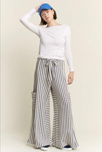 Load image into Gallery viewer, Lake Breeze Stripe Wide Leg Pants
