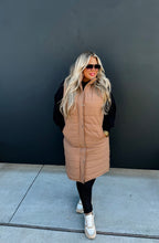 Load image into Gallery viewer, Kendall Long Puffer Vest
