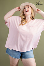Load image into Gallery viewer, Solid V-Neck Pocket Tee
