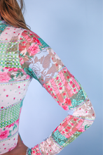 Load image into Gallery viewer, Kylie Lace Top- Heirloom Patchwork
