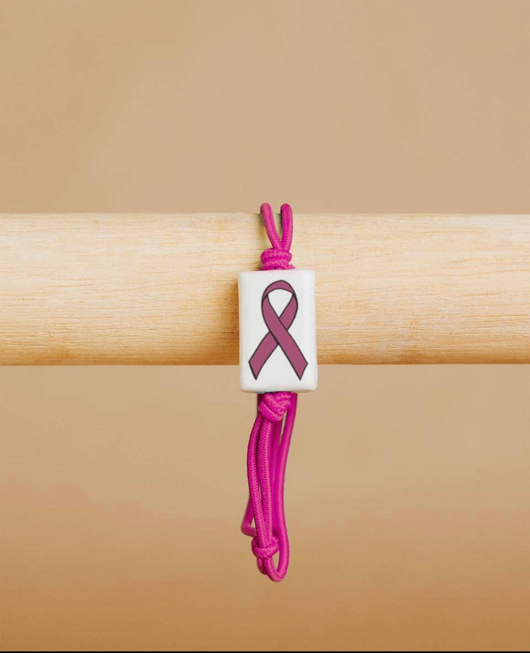 Pink Ribbon Doodle Bracelet
